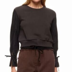 3.1 Phillip Lim French Terry Sweatshirt with Poplir Sleeves
Size Large